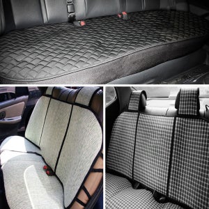 여름 택시시트 자동차 퀼팅누빔 2열 3인방석 뒷좌석시트 3단방석 오염방지 차량 매트 교체