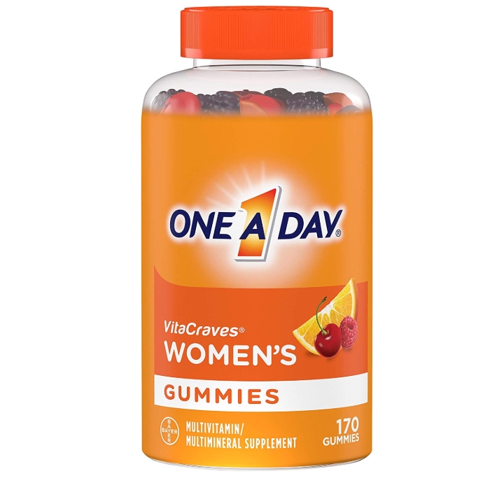 One A Day 원어데이 비타크레이브 여성용 멀티비타민 구미 170정 <b>Womens</b> <b>VitaCraves</b> Multivitamin Gummies