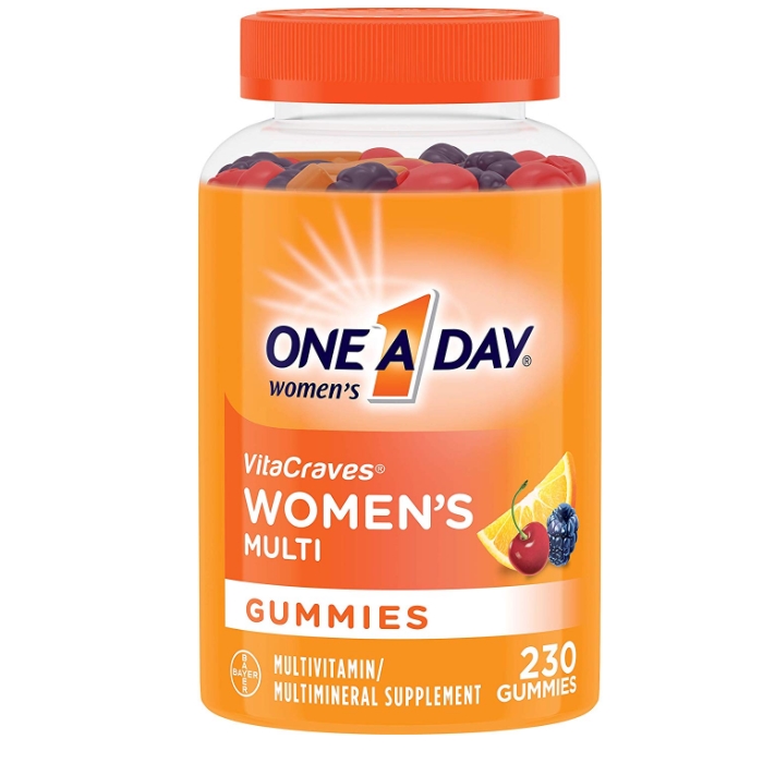 One A Day 원어데이 비타크레이브 여성용 멀티비타민 구미 230정 <b>Womens</b> <b>VitaCraves</b> Multivitamin Gummies