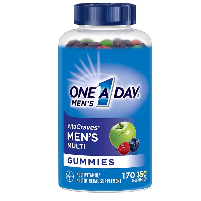 One A Day 원어데이 비타크레이브 남성용 멀티비타민 구미 170정 <b>Womens</b> <b>VitaCraves</b> Multivitamin Gummies