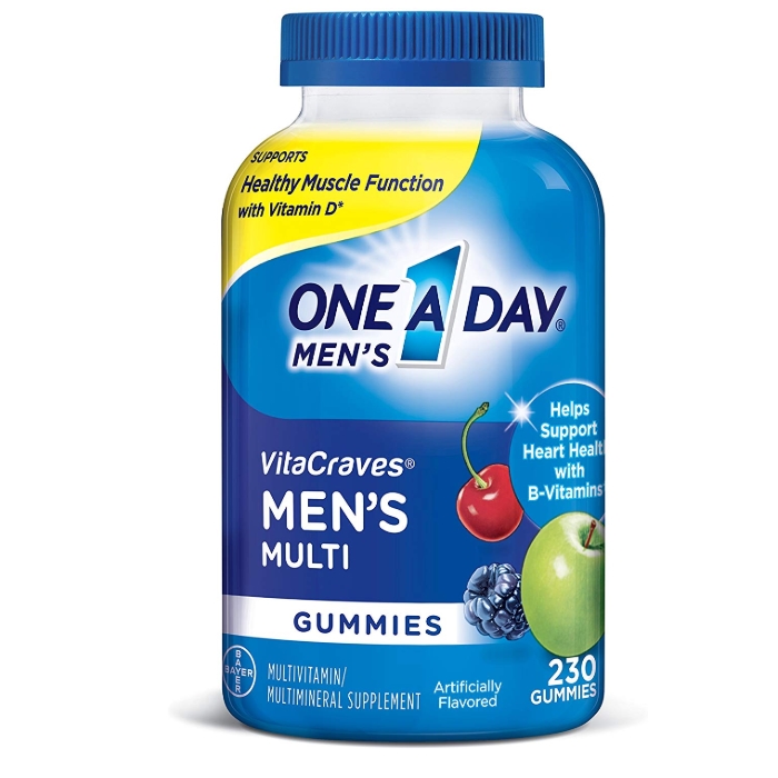 One A Day 원어데이 비타크레이브 남성용 멀티비타민 구미 230정 <b>Womens</b> <b>VitaCraves</b> Multivitamin Gummies