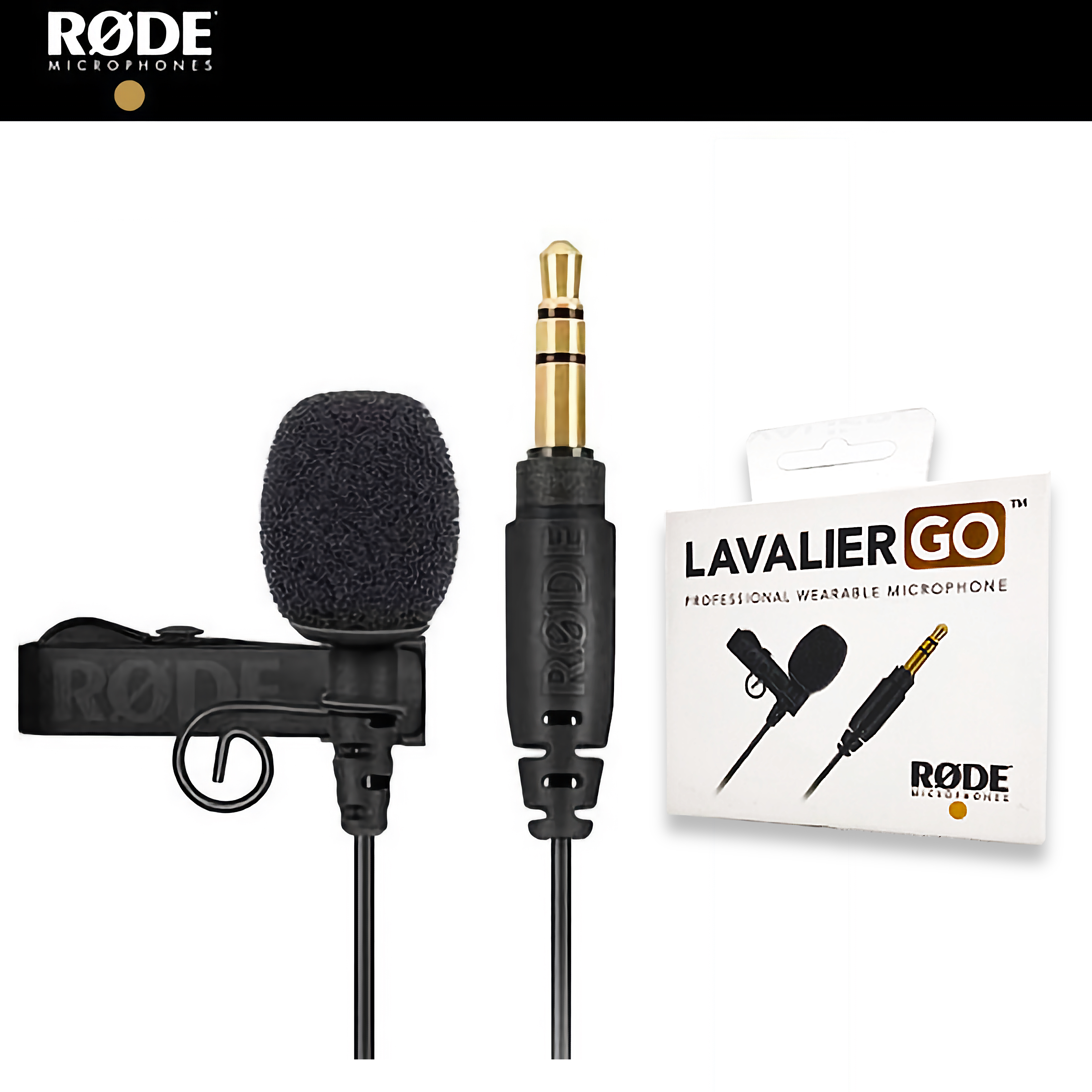 Rode 로데 라발리에 고 핀마이크 RODE Lavalier GO 방송용 콘덴서 클립 마이크