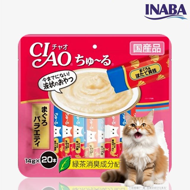 이나바 챠오츄르 대용량 버라이어티팩 참치(SC-194), 14g, 20개