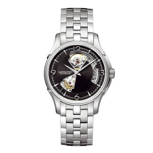 해밀턴 남성 메탈 시계 재즈마스터 오픈하트H32565135