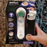 (확보수량) BRAUN 브라운 비접촉식 노터치 이마 체온계 NTF3000