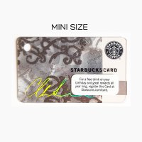 88. 스타벅스 미니카드 Starbucks Mini Card 미국 USA [Elegant 미니] NEW 2013