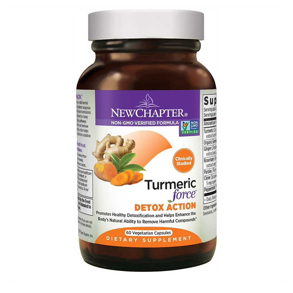 New Chapter Turmeric 뉴 챕터 <b>터메릭 포스</b> 디톡스 액션 60캡슐