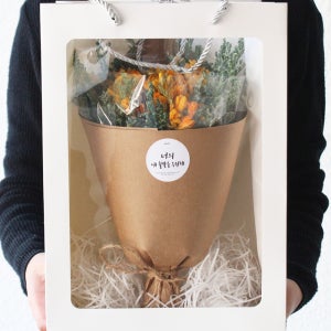 프리지아 대형 꽃다발 30대여자 생일선물 꽃