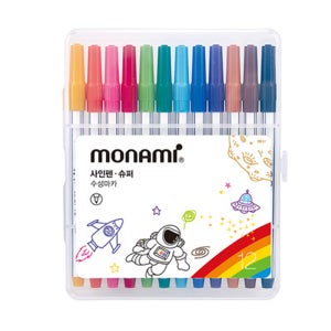 모나미 12색 슈퍼싸인펜