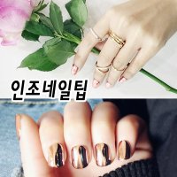 메탈컬러 인조네일팁 손톱 메탈 METAL COLOR 붙이는 네일아트