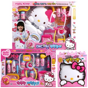 헬로키티 말하는 메디컬 똑똑한 삐뽀 병원놀이 가방 의사 산리오 장난감 완구 바니랜드