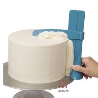 케이크 스크레이퍼 조정 가능한 크림 장식 제빵 케이크 도구