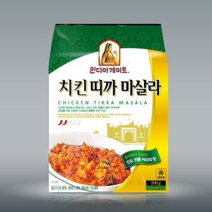 인디아게이트 커리 치킨띠까마살라 200g x 3개묶음 인도커리 냉동 카레