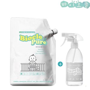 바이오클 퓨어 2리터+빈용기 500ml/제균스프레이