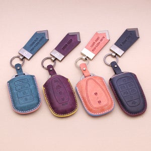 푸에블로 올뉴모닝 키케이스 자동차 가죽 스마트 키홀더 차키 커버