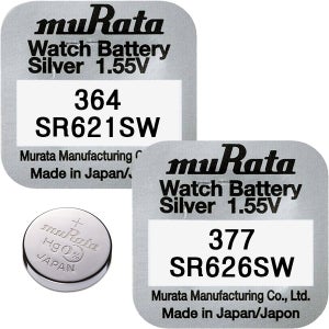 SONY 무라타 SR621 SR626 (364/377) 시계건전지 1.55V (1알)