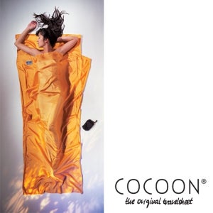 코쿤 여행용 사각라이너 실크 100% 썬셋