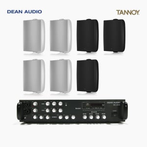 4채널 앰프 SR-450D + 탄노이 DVS4 벽부형 스피커 7개 TANNOY 매장 카페 음향패키지