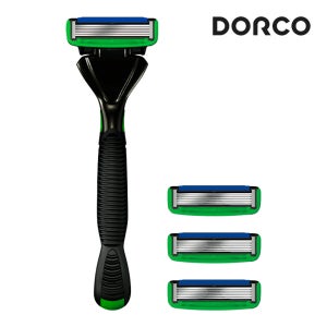 도루코 페이스6 본체1+면도날4 6중날