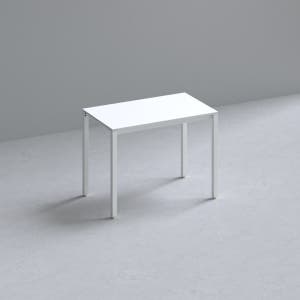 209애비뉴 제로데스크 1000x600mm, 화이트상판+화이트프레임