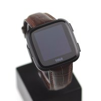 fitbit versa 가죽밴드 핏빗 버사 시계스트랩 시계줄 브라운 TK732