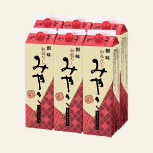 미야꼬 1.8Lx6팩/박스- 밀푀유나베 육수 샤브샤브 쯔유 간사이 우동 오뎅탕 국물 소스