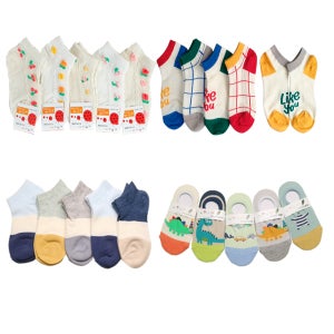 아동 여름 발목 양말 세트 유아 아기 주니어 초등 선물