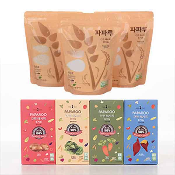 파파루 유기농 이유식 감자 초기 쌀가루 백미초기 중기 후기 (400g) 외 13종