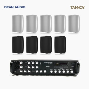 6채널 앰프 SR-650D + 탄노이 DVS4 벽부형 스피커 9개 TANNOY 매장 카페 음향패키지