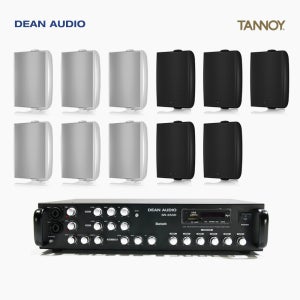 6채널 앰프 SR-650D + 탄노이 DVS4 벽부형 스피커 11개 TANNOY 매장 카페 음향패키지