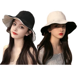 큐티돌 양면 벙거지모자 5종 아이돌패션 캠핑모자 자외선차단
