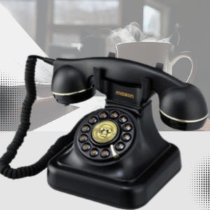 맥슨 유선전화기 레트로 빈티지 일반 전화기