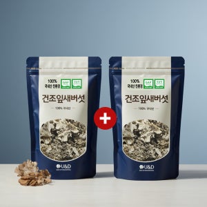100%국내산 친환경 무농약 GAP 건조잎새버섯 100g+100g 안심지퍼백포장