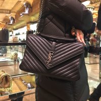 [YSL] 생로랑 컬리지 라지백 금장/은장 600278