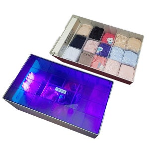 국산 UV LED 살균기 UV C 소독기 마스크 팬티 속옷 핸드폰 언더웨어 다용도 수납함 USB