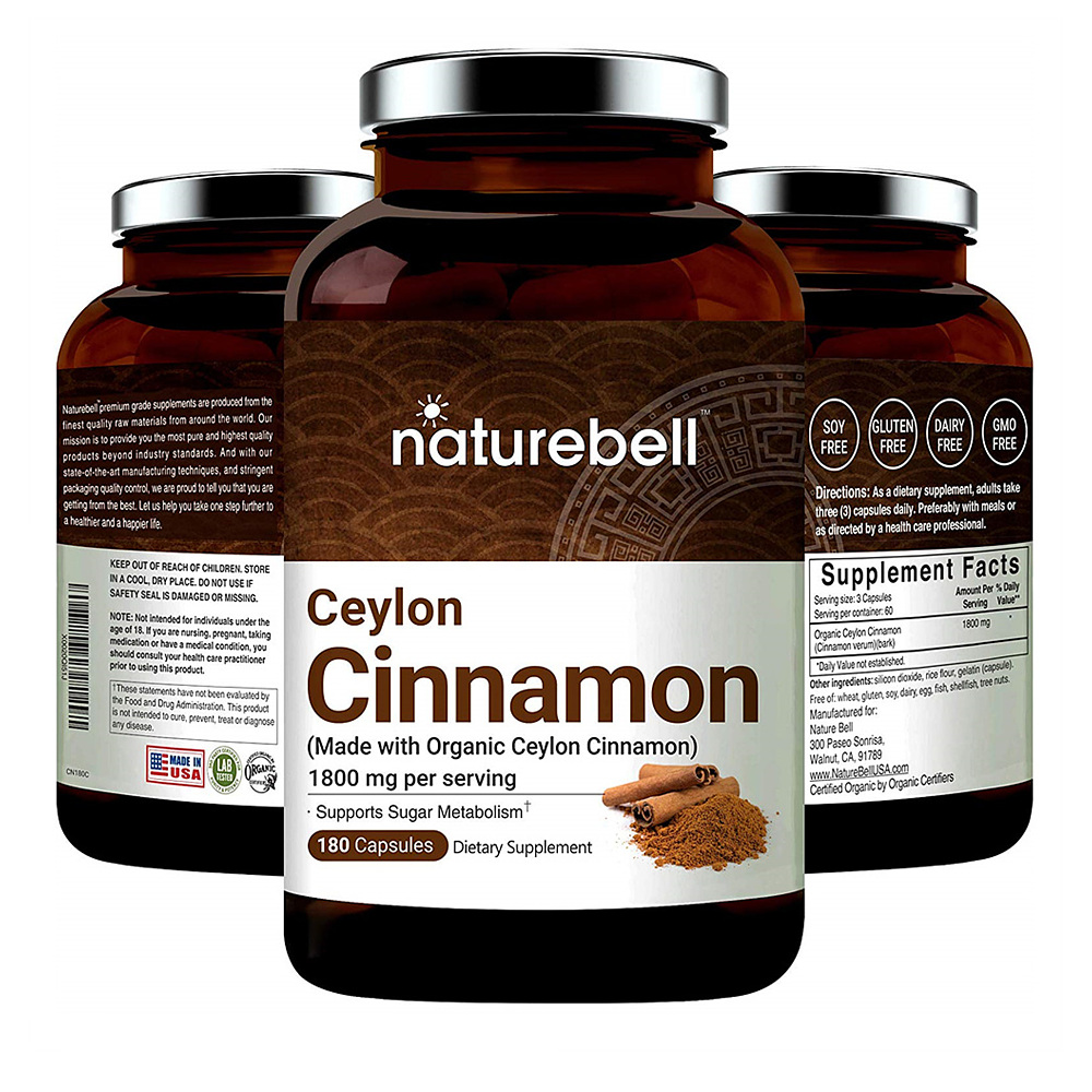 NatureBell Ceylon Cinnamon 네이처벨 실론 시나몬 180캡슐