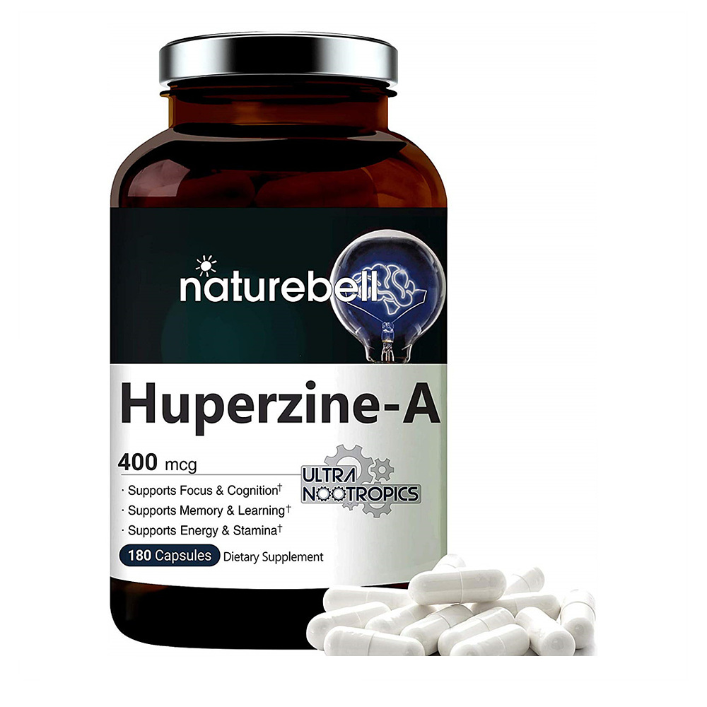 NatureBell Huperzine A 네이처벨 <b>후퍼진</b> 400<b>mcg</b> 180캡슐