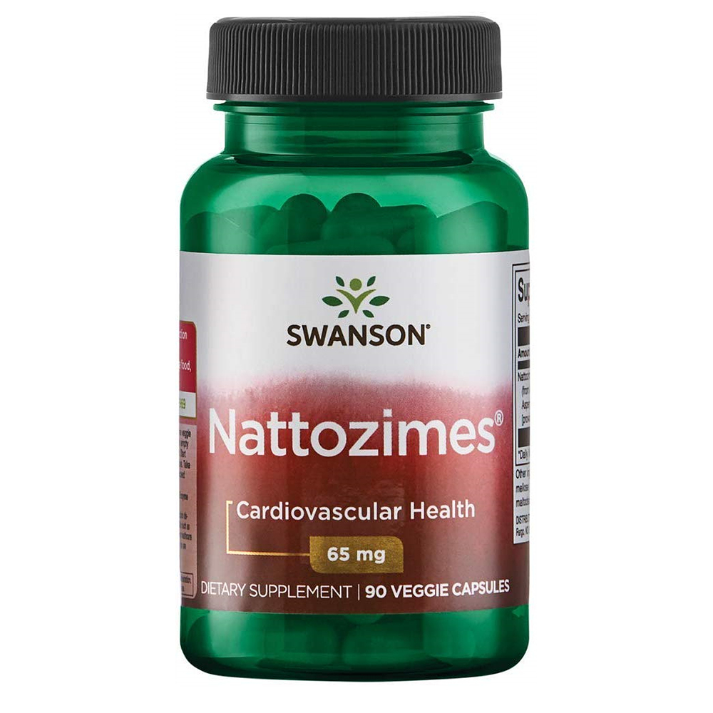 스완슨 나토자임 90정 Swanson Nattozimes 65 Milligrams/2275 Fu 90 Veg Capsules Enzyme