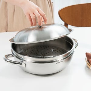 쉐프윈 통5중 316 스텐 웍 파티웍 궁중팬 볶음팬 28파티웍