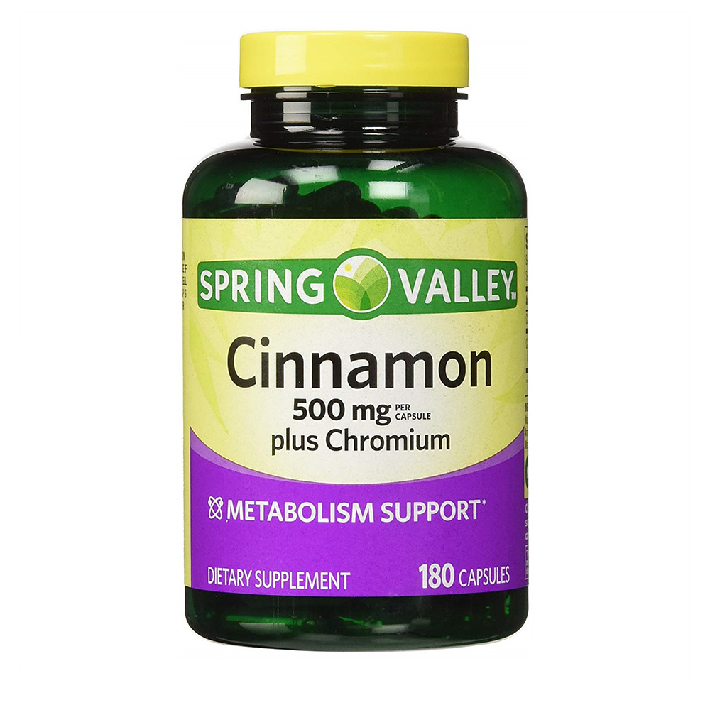 Spring Valley Cinnamon <b>스프링 밸리</b> 시나몬 플러스 크롬 180캡슐