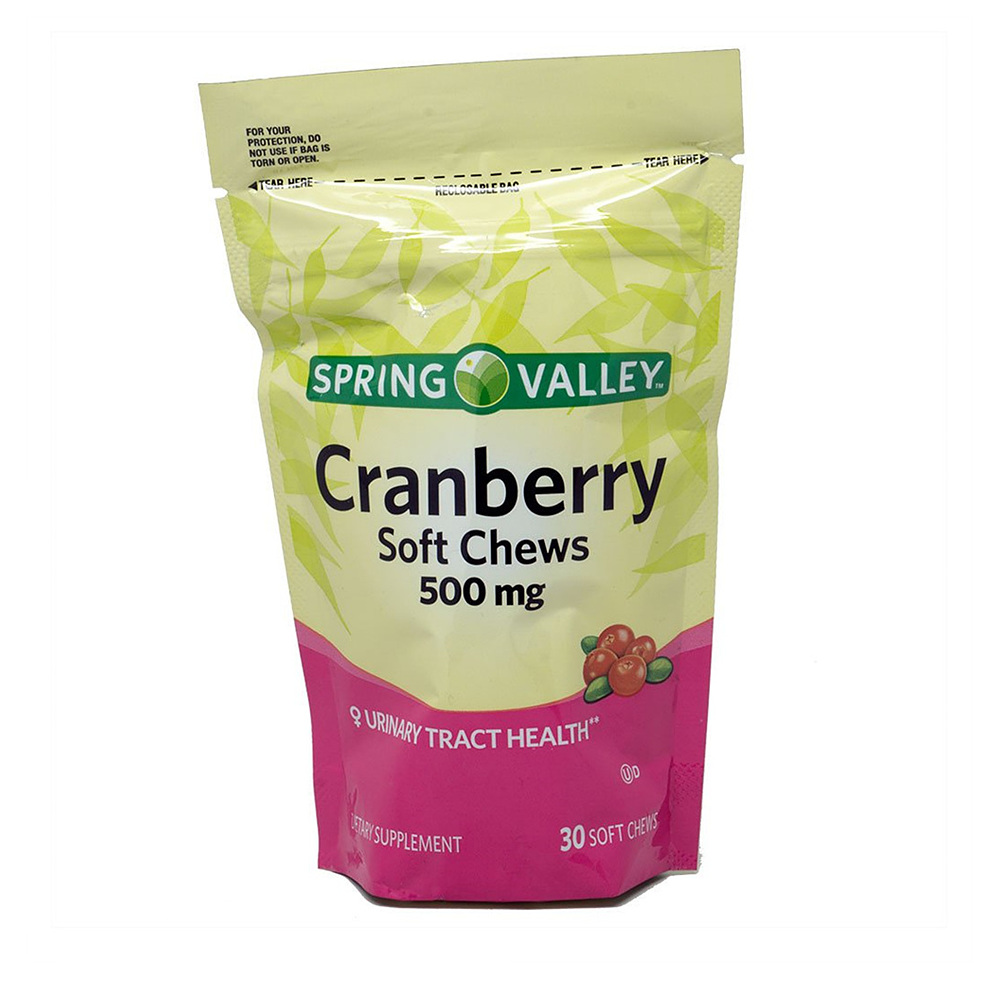 Spring Valley Cranberry <b>스프링 밸리</b> 크랜베리 500mg 30개입