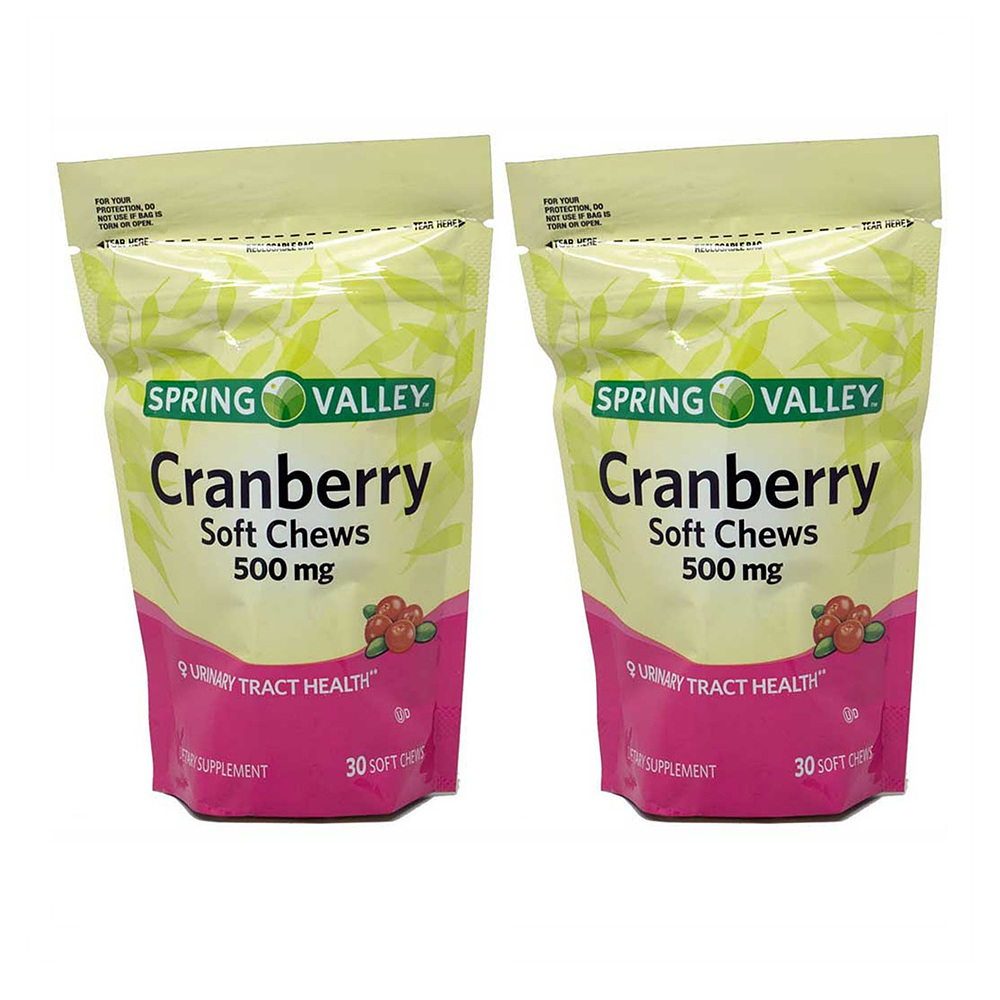 <b>Spring Valley</b> Cranberry <b>스프링 밸리</b> 크랜베리 500mg 30개입 2팩
