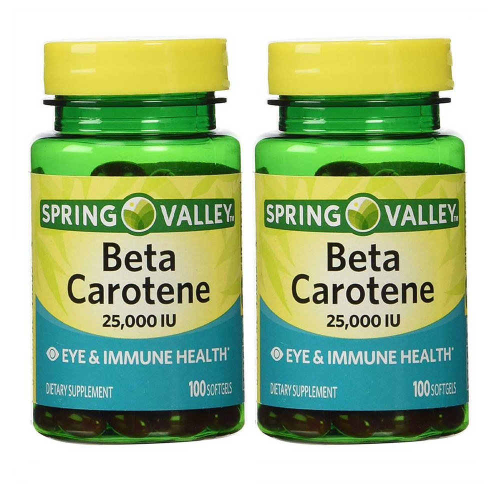 <b>Spring Valley</b> Beta Carotene <b>스프링 밸리</b> 베타 카로틴 100정 2팩