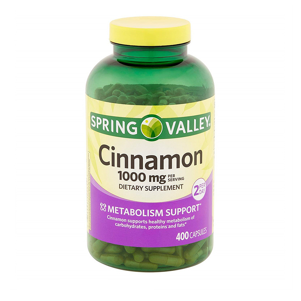Spring Valley Cinnamon <b>스프링 밸리</b> 시나몬 1000mg 400캡슐