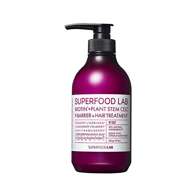 슈퍼푸드랩 BT P 바리어 스캘프 트리트먼트 480g Supperfood LAB BIOTIN P barrier Scalp treatment 480g 두피케어