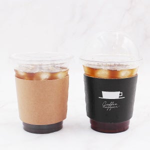 테이크아웃투명컵 420ml(14온스) 아이스컵+리드+홀더 100개 세트