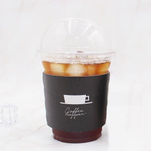 테이크아웃투명컵 14온스컵+돔리드+인쇄홀더 100개 세트