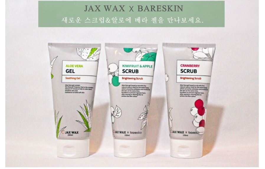 JAX WAX &amp; BARESKIN <b>알로에</b> 베라 <b>겔</b> 수딩젤 150ml