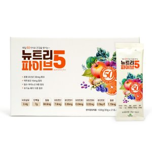 뉴트리 파이브 1박스(30gx21포) 산마을 생식