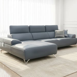 최고급 이태리 소가죽 4인소파, 카우치,일자형 4인용 가죽소파, 오리지널 통가죽소파,코코